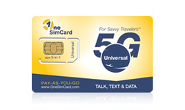 International SIM Card for Europe, USA, Canada, Russia and Australia -  OneSimCard Europe and More